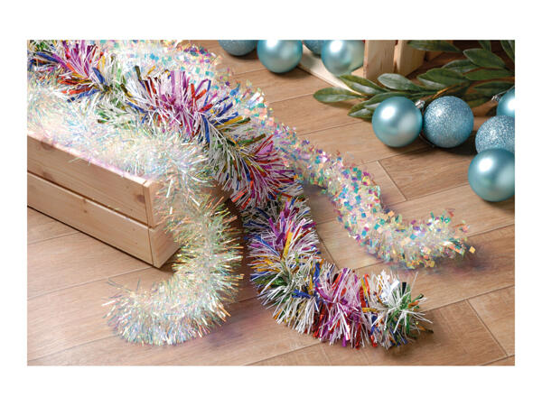 Festive Iridescent Tinsel