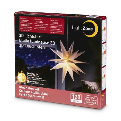 Étoile lumineuse en 3D