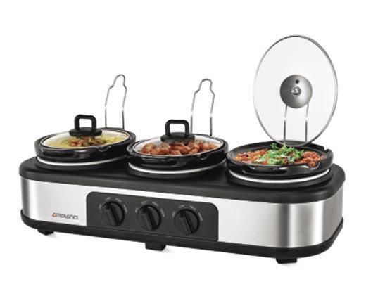 Ambiano 
 Triple Slow Cooker