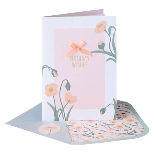 5" x 7" Greeting Card - Birthday Wishes