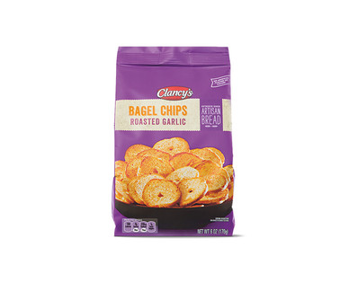 Clancy's Roasted Garlic or Sea Salt Bagel Chips