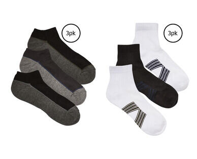 Adult's Fitness Socks 3pk