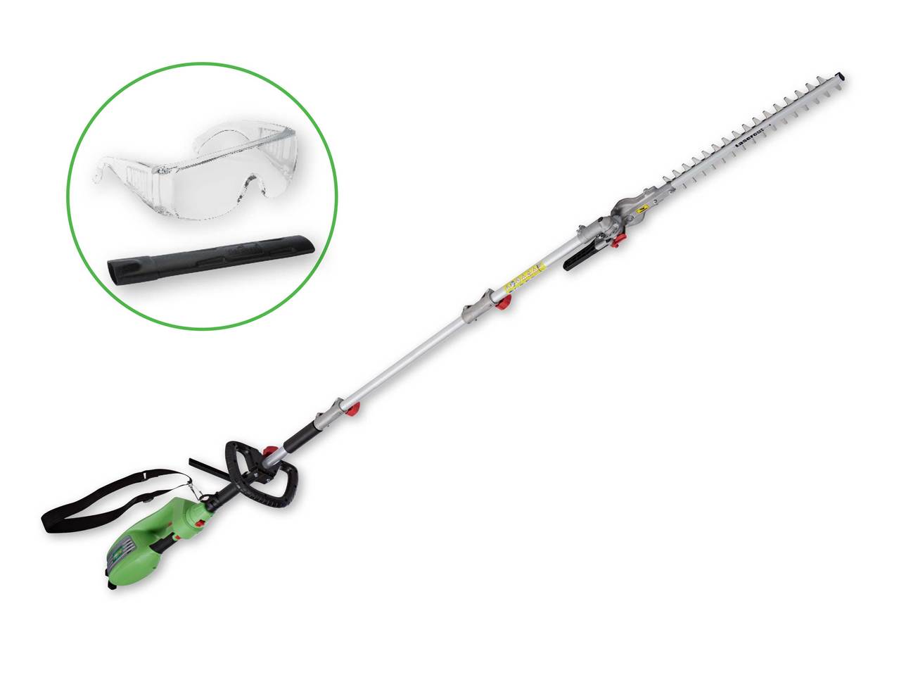 FLORABEST 900W Long-Reach Hedge Trimmer