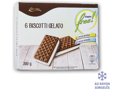Biscuit glacé sans gluten ENJOY FREE!