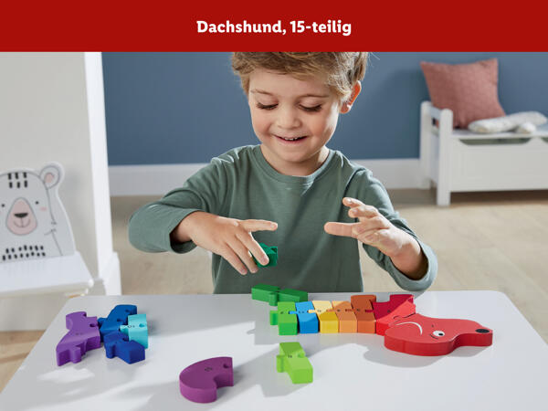 Holz-Puzzle Lernspiel