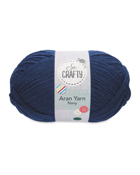Aran Yarn Navy