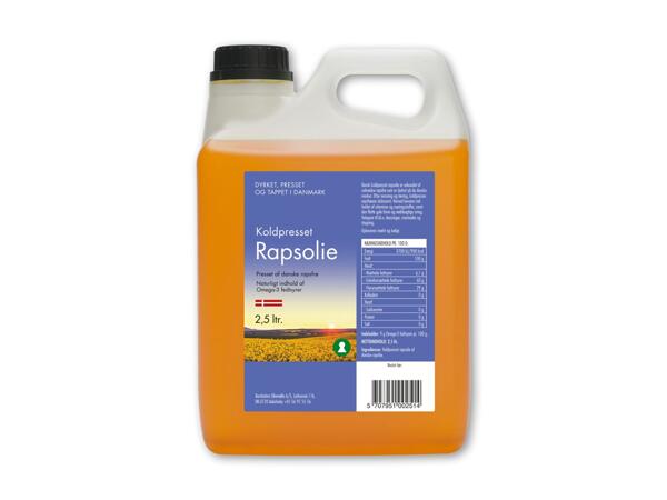 BORNHOLMS OLIEMØLLE Dansk koldpresset rapsolie