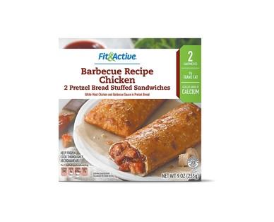 Fit & Active BBQ Chicken or Spinach & Cheese Pretzel Bread Stuffed Sandwiches