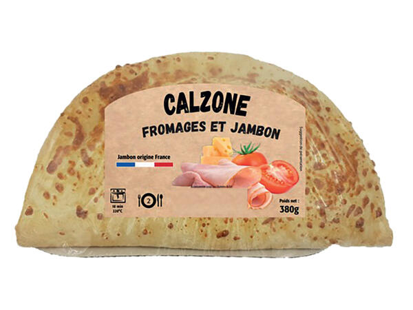 Calzone aux fromages et jambon