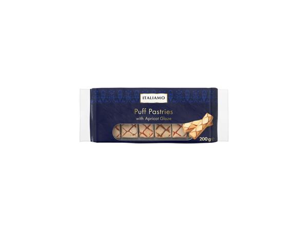 Puff Pastries with Apricot Glaze