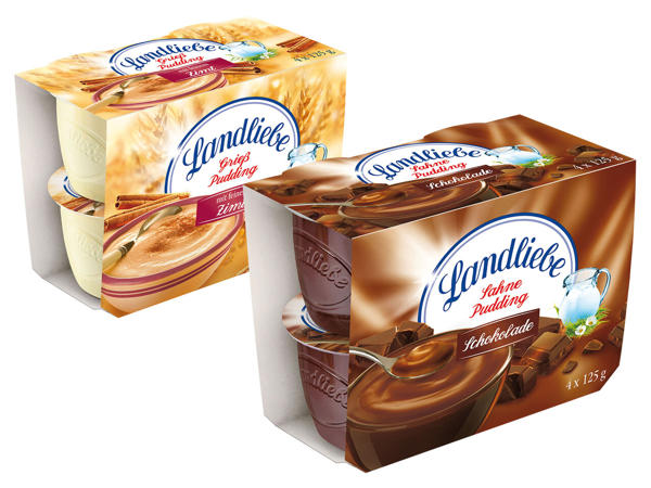 LANDLIEBE Pudding 4x 125 g