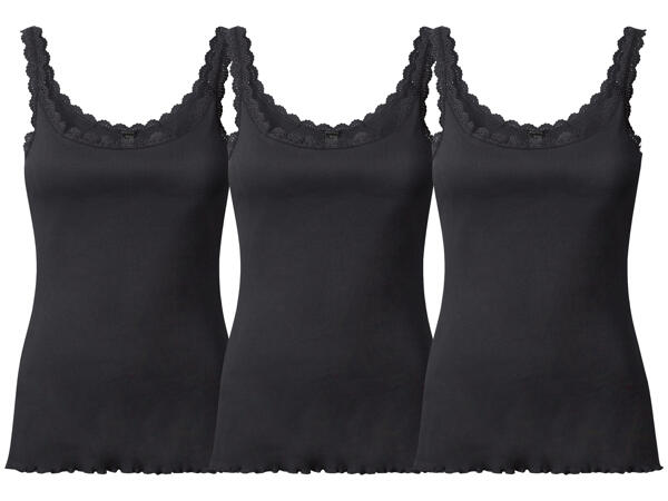 Ladies' Vest Tops with lace