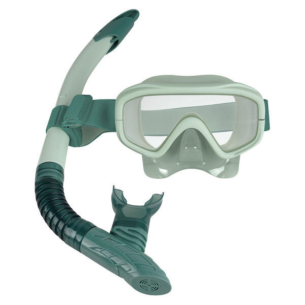 Crane Youth Green Snorkel Set