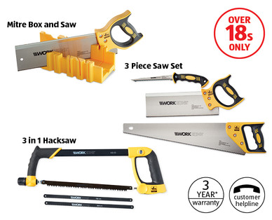 Mitre Box and Saw/Saw Set/Hacksaw