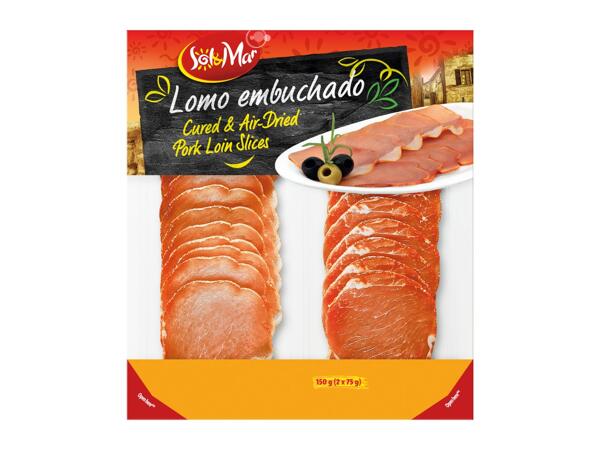 Cured and Air-Dried Pork Loin Slices