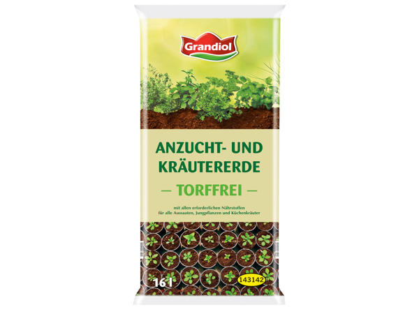 Torffreie Anzucht- und Kräutererde