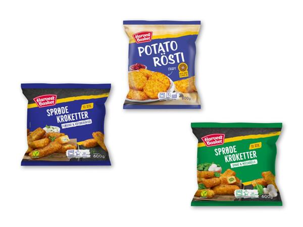HARVEST BASKET Røsti eller kroketter med fyld