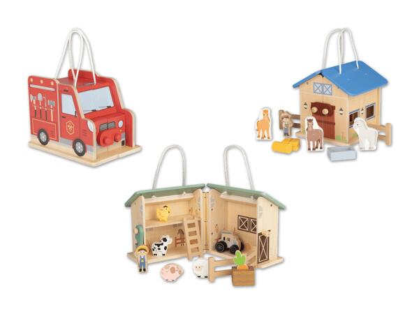Holz-Spiel-Set