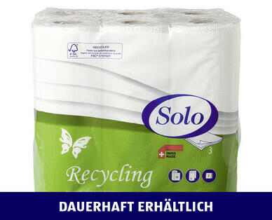 SOLO 
 HAUSHALTSPAPIER RECYCLING