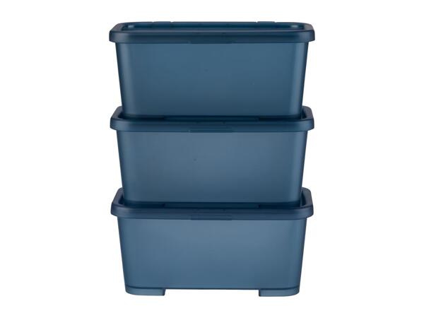 W5 Blue Storage Box Set - 3 Piece Set