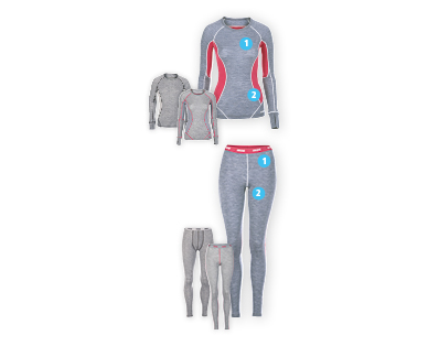 Maglia intima/Calzamaglia da sci da donna/uomo INOC