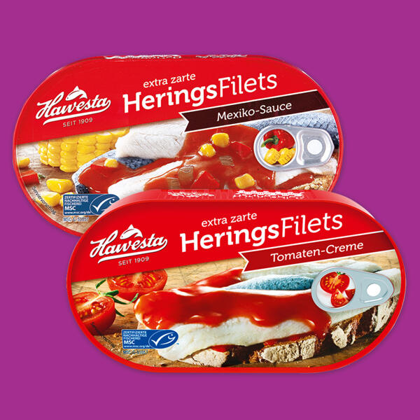 Extra zarte Heringsfilets