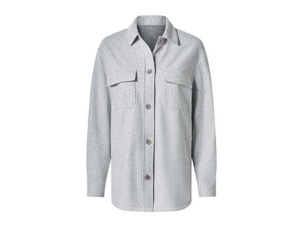 Esmara Ladies' Grey Fleece Overshirt
