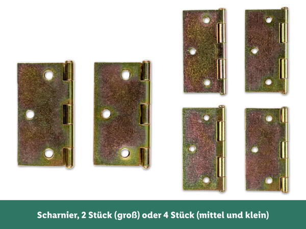 Scharniere-/Riegel-/Bänder-Sortiment