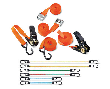 Auto XS 10-Piece Ratchet Tie Down Set