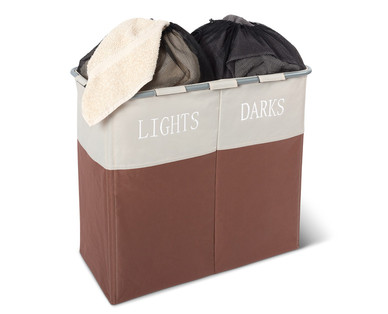 Easy Home Dual Compartment Hamper