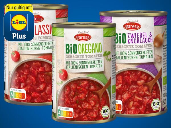 Bio gehackte Tomaten