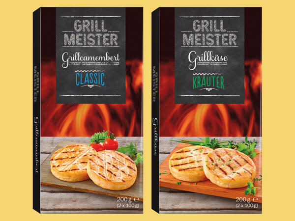 Grill-Käse oder Camembert