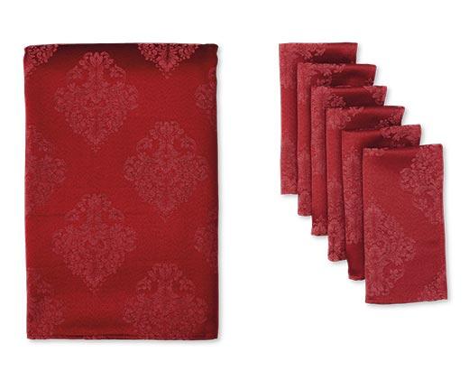 Huntington Home 
 Jacquard Tablecloth and Napkin Set