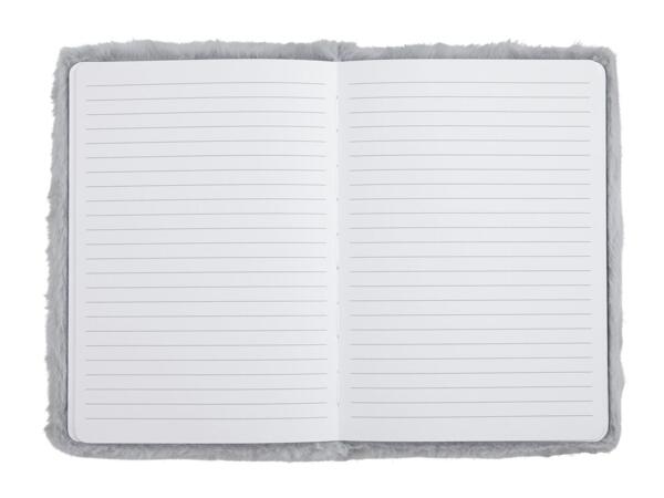 Crelando Cat Notebook with Fluffy Cover