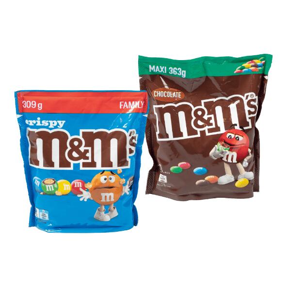 M&M'S(R) 				M&M'S crispy ou choco