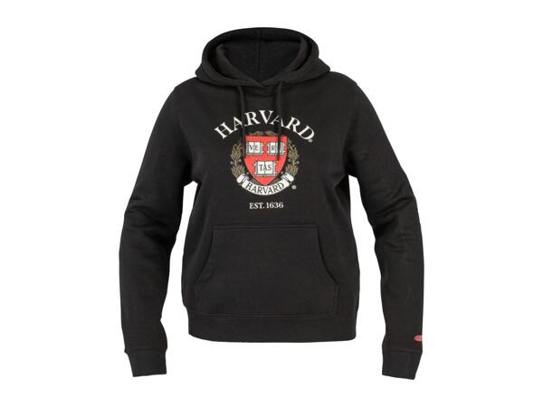 Ladies' Black Harvard Hoodie