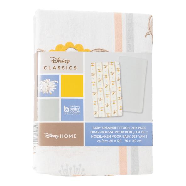 DISNEY(R) 				Spannbetttuch für Babybett, 2 St.