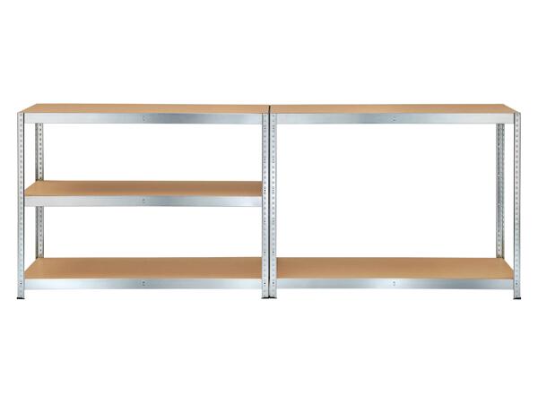 Metal Shelving Unit with 5 Shelves, 180x120x40cm