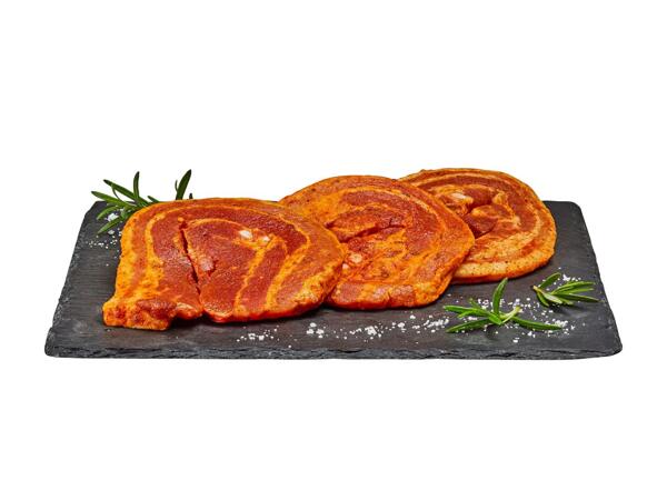 Lard à griller, assaisonné au paprika