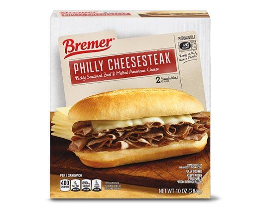 Bremer Philly Cheesesteak Sandwich
