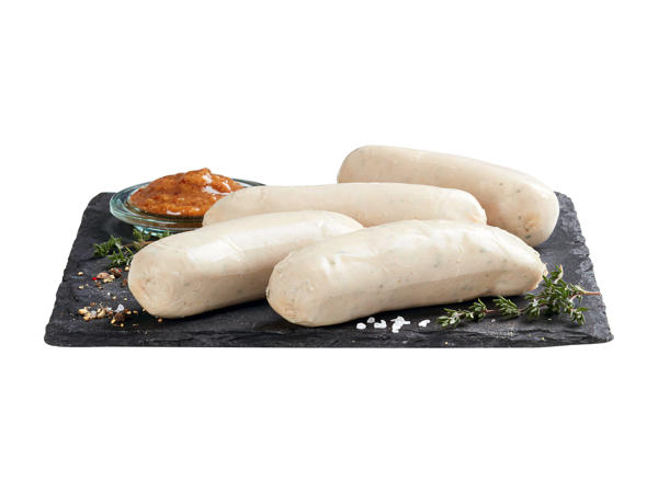 Saucisses blanches avec moutarde Malbuner