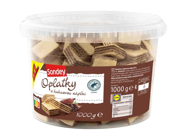 OPLATKY S KAKAOVOU NÁPLNÍ