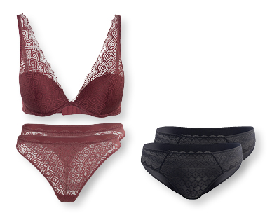 Soutien-gorge dentelle/Slips dentelle pour femmes BLUE MOTION