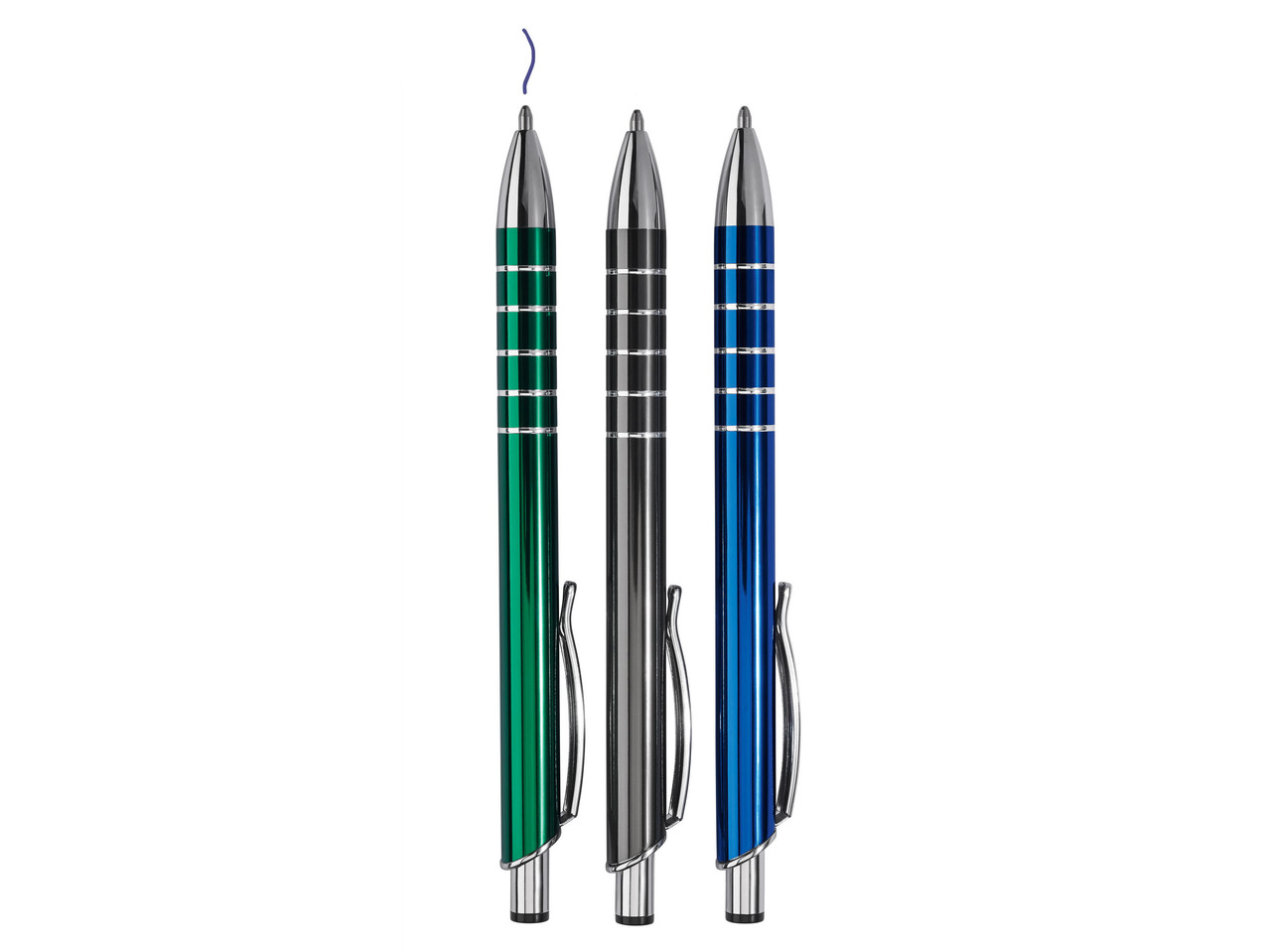 Metal Ballpoint Pens, 3 pieces