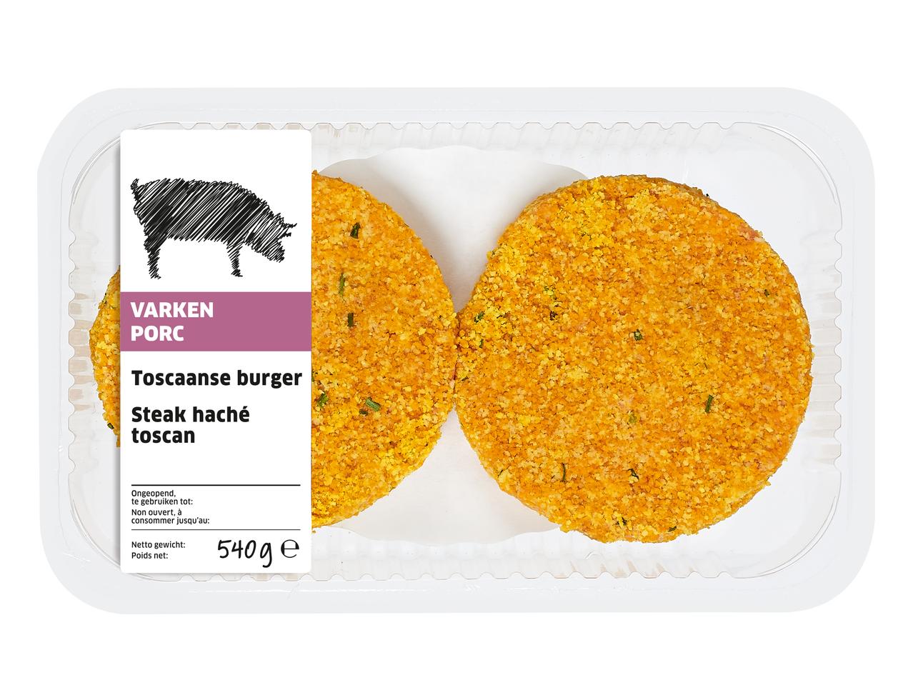 Hamburgers op Toscaanse wijze