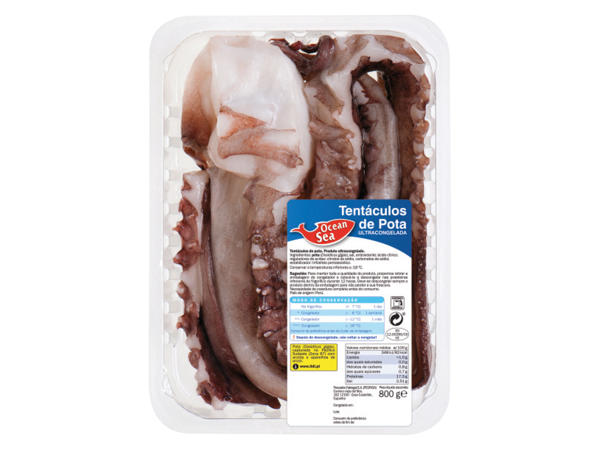 Tentacules de calamar géant