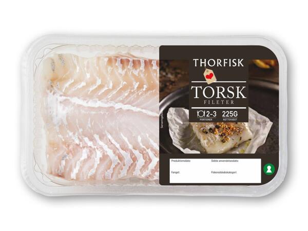 Torske-, rødspætte- eller panerede sejfileter