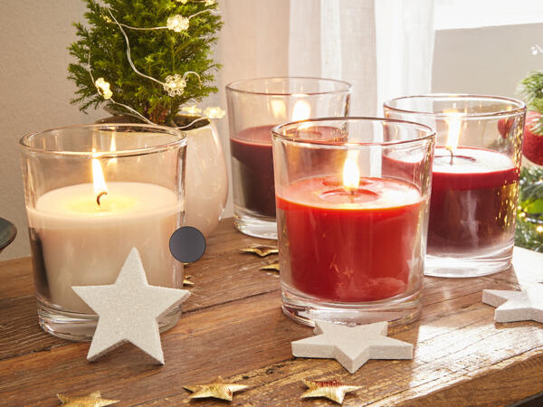 Bougie parfumée maxi dans un verre