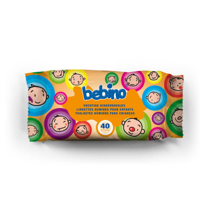 Lingettes humides pour enfants, pack de 2