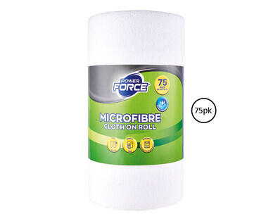 Microfibre Cloths on Roll 75pk